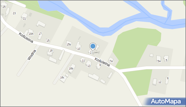 Strzegowo, Kościelna, 7, mapa Strzegowo