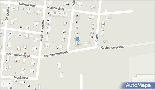 Strzelin, Kochanowskiego Jana, 19, mapa Strzelin