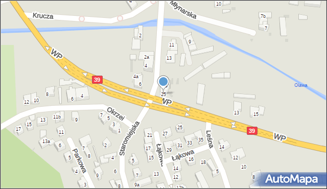 Strzelin, Kopernika Mikołaja, 25, mapa Strzelin