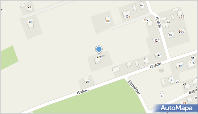 Studzienice, Kosów, 42d, mapa Studzienice