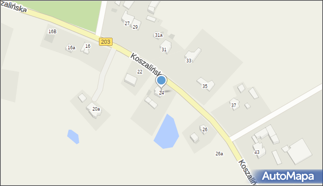 Sucha Koszalińska, Koszalińska, 24, mapa Sucha Koszalińska