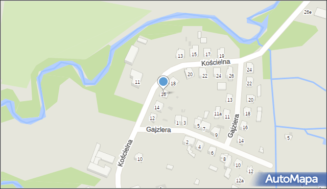 Suchedniów, Kościelna, 16, mapa Suchedniów