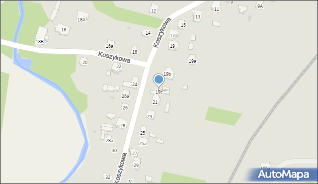 Suchedniów, Koszykowa, 19c, mapa Suchedniów