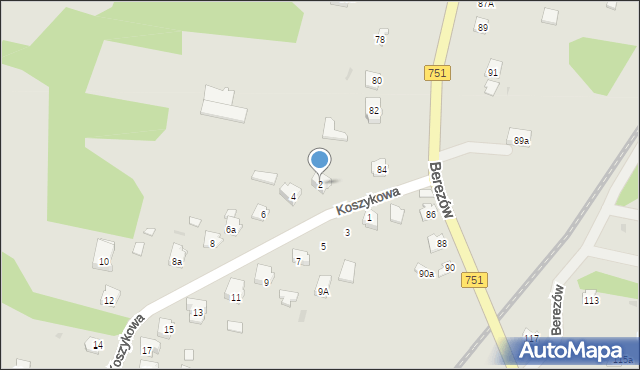 Suchedniów, Koszykowa, 2, mapa Suchedniów
