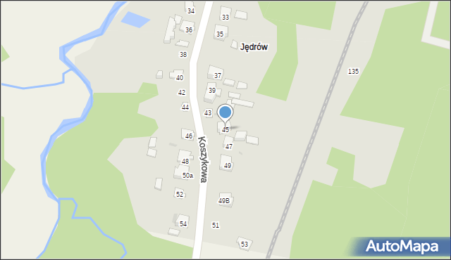 Suchedniów, Koszykowa, 45, mapa Suchedniów