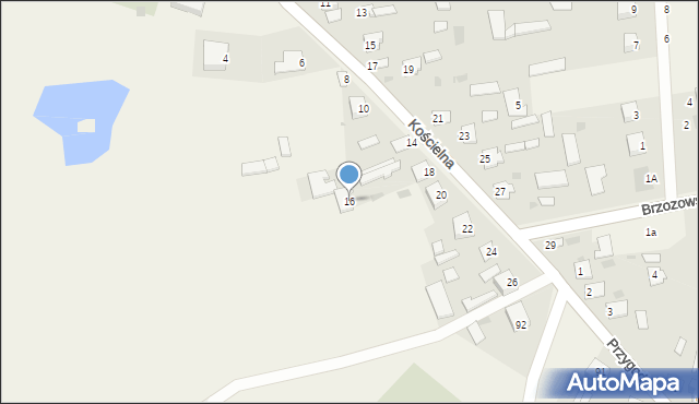 Suchożebry, Kościelna, 16, mapa Suchożebry