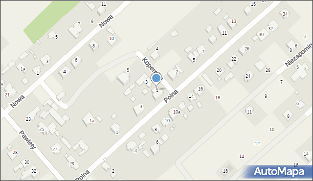 Suchy Bór, Kopernika Mikołaja, 1, mapa Suchy Bór