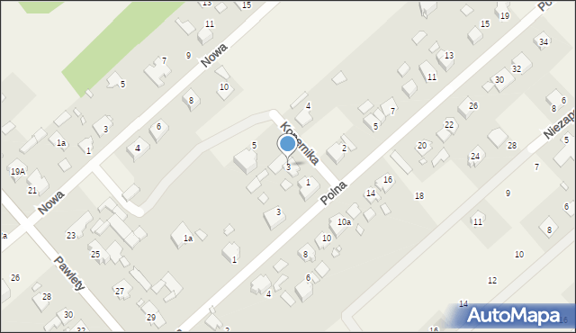 Suchy Bór, Kopernika Mikołaja, 3, mapa Suchy Bór