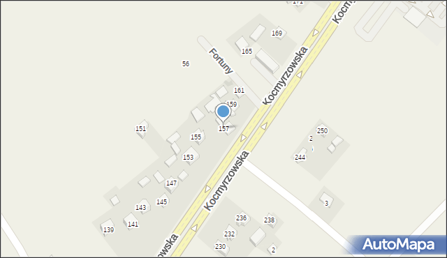 Sulechów, Kocmyrzowska, 157, mapa Sulechów