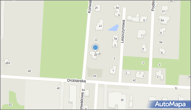 Sulejówek, Konwaliowa, 10, mapa Sulejówek