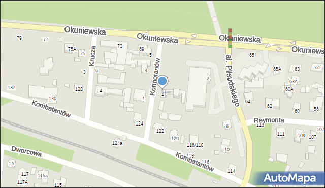 Sulejówek, Kormoranów, 2, mapa Sulejówek