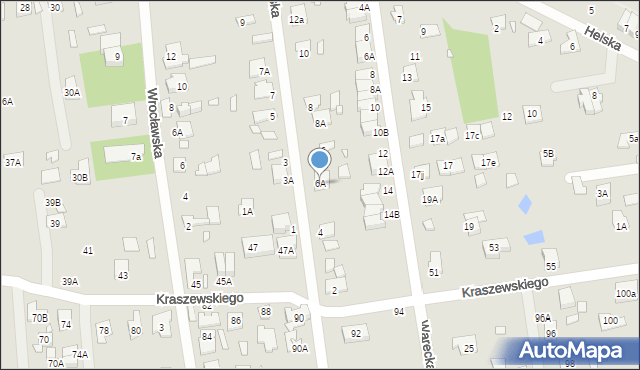 Sulejówek, Koszalińska, 6A, mapa Sulejówek