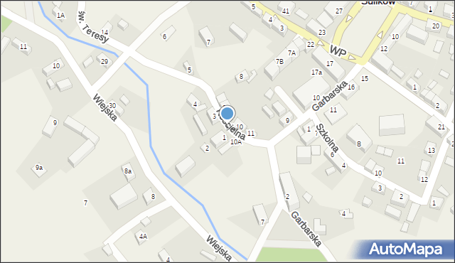 Sulików, Kościelna, 1/4, mapa Sulików