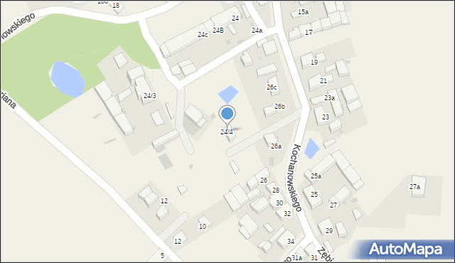 Sulimów, Kochanowskiego Jana, 24/4, mapa Sulimów