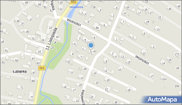 Sułkowice, Kowalska, 1, mapa Sułkowice