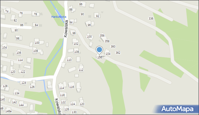 Sułkowice, Kowalska, 106, mapa Sułkowice