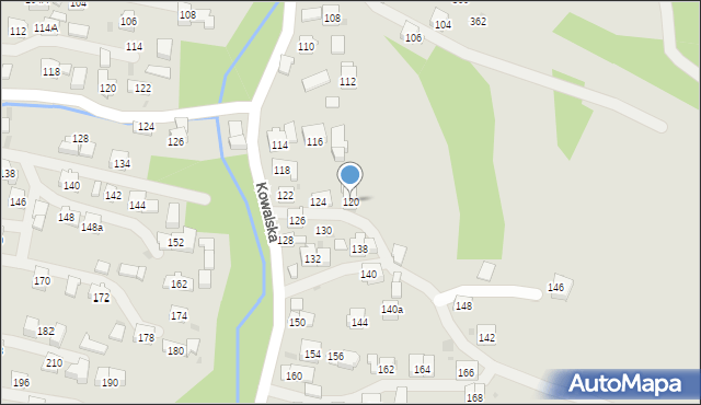 Sułkowice, Kowalska, 120, mapa Sułkowice