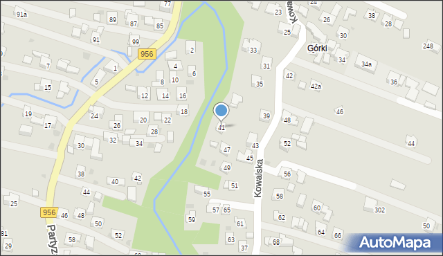 Sułkowice, Kowalska, 41, mapa Sułkowice