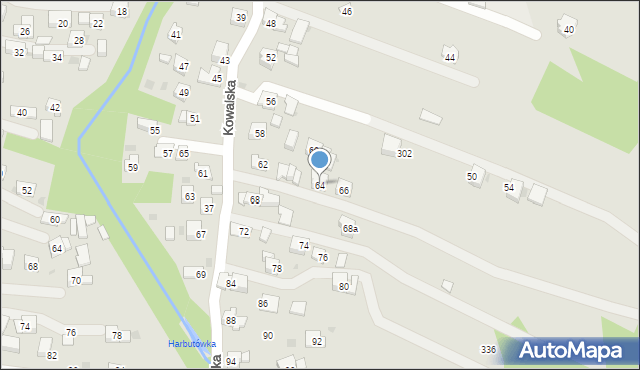 Sułkowice, Kowalska, 64, mapa Sułkowice