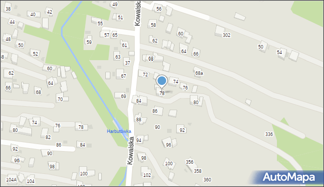 Sułkowice, Kowalska, 78, mapa Sułkowice