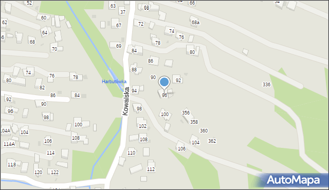 Sułkowice, Kowalska, 96, mapa Sułkowice