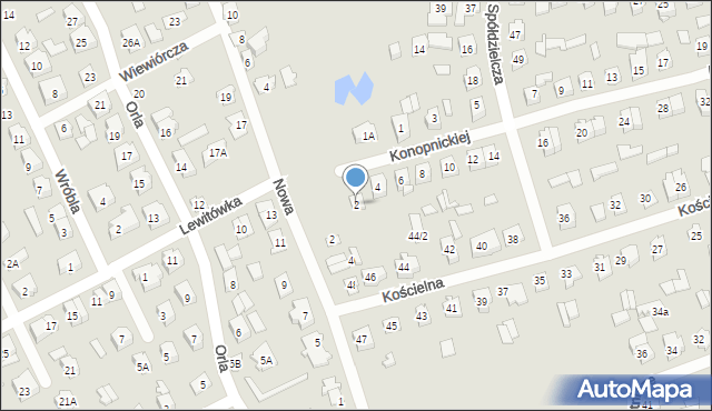 Supraśl, Konopnickiej Marii, 2, mapa Supraśl