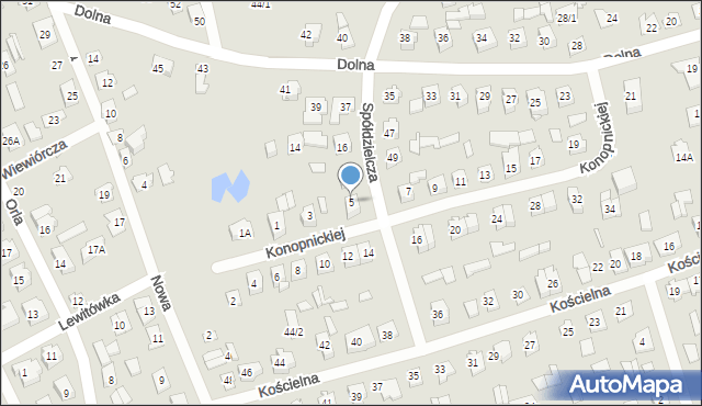 Supraśl, Konopnickiej Marii, 5, mapa Supraśl