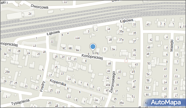 Swarzędz, Konopnickiej Marii, 7, mapa Swarzędz