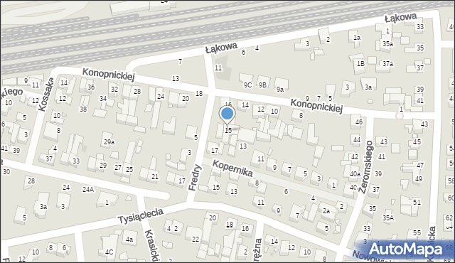 Swarzędz, Kopernika Mikołaja, 15, mapa Swarzędz