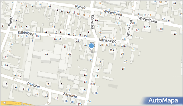 Swarzędz, Kórnicka, 7, mapa Swarzędz