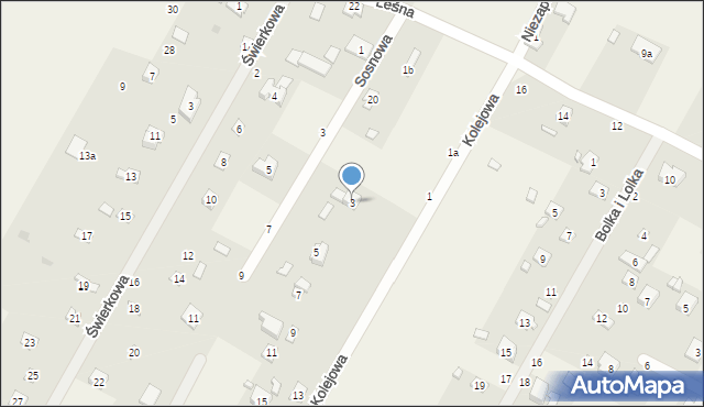 Swędów, Kolejowa, 3, mapa Swędów