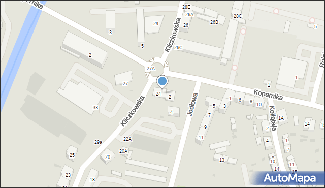 Świdnica, Kopernika Mikołaja, 4, mapa Świdnicy