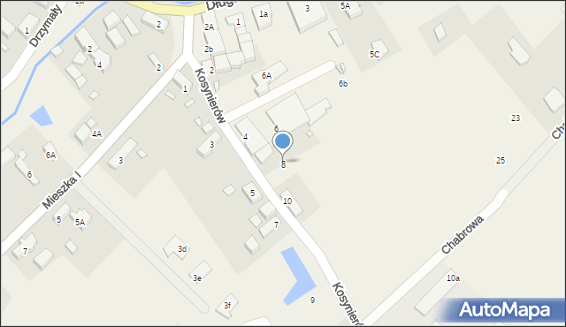 Świdnica, Kosynierów, 8, mapa Świdnicy