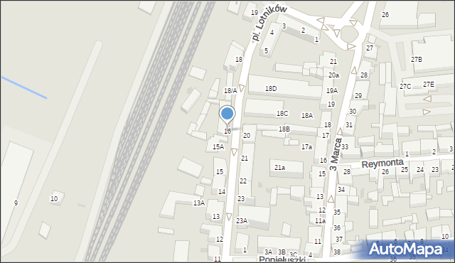 Świdwin, Kościuszki Tadeusza, gen., 16, mapa Świdwin