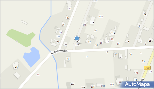 Święcice, Kopytowska, 24A, mapa Święcice