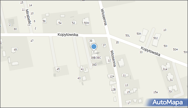 Święcice, Kopytowska, 39b, mapa Święcice