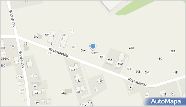 Święcice, Kopytowska, 50G, mapa Święcice