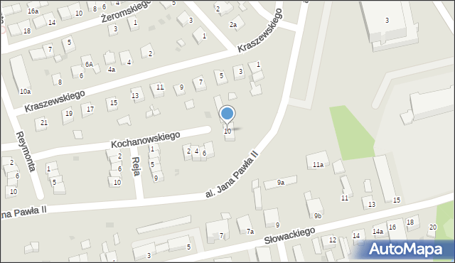 Świecie, Kochanowskiego Jana, 10, mapa Świecie