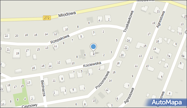 Świecie, Kociewska, 4, mapa Świecie