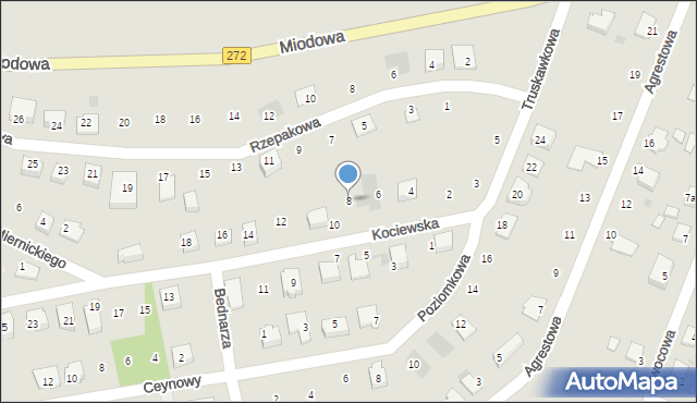 Świecie, Kociewska, 8, mapa Świecie