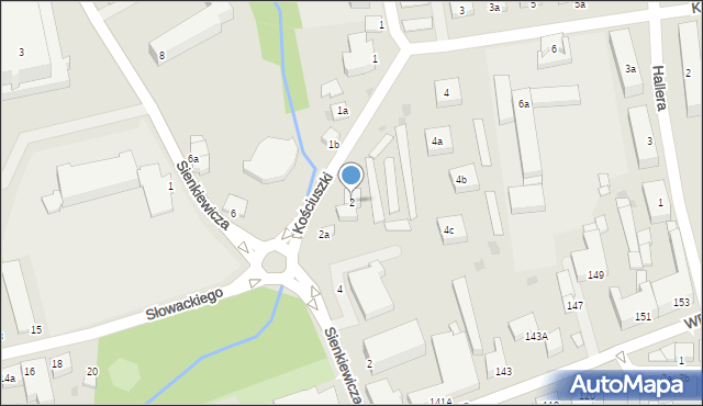 Świecie, Kościuszki Tadeusza, gen., 2, mapa Świecie