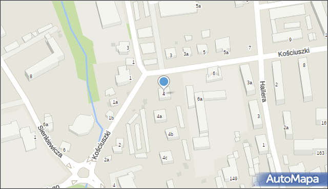 Świecie, Kościuszki Tadeusza, gen., 4, mapa Świecie