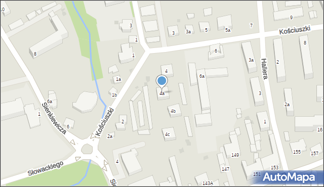 Świecie, Kościuszki Tadeusza, gen., 4a, mapa Świecie