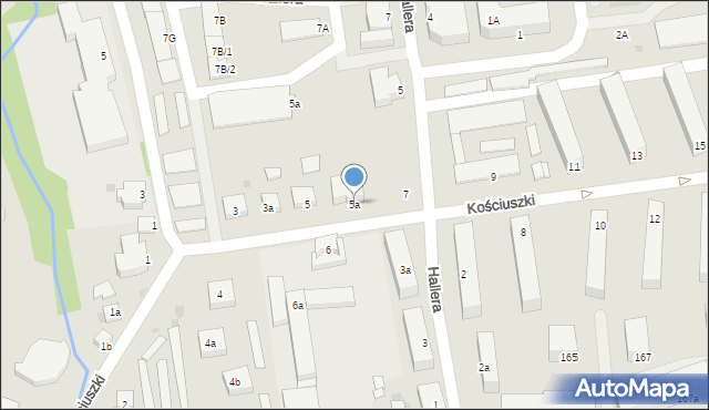 Świecie, Kościuszki Tadeusza, gen., 5a, mapa Świecie