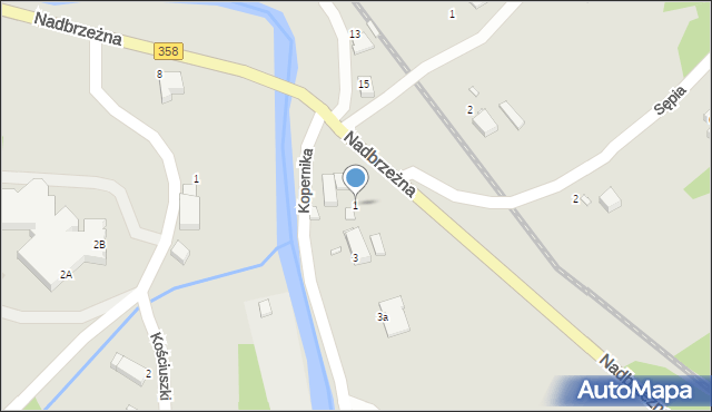 Świeradów-Zdrój, Kopernika Mikołaja, 1, mapa Świeradów-Zdrój