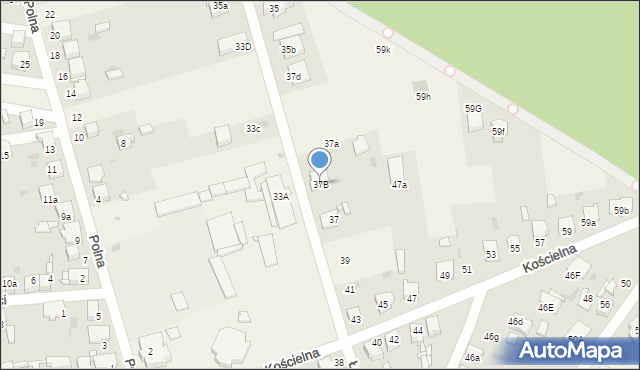 Świerklaniec, Kościelna, 37B, mapa Świerklaniec