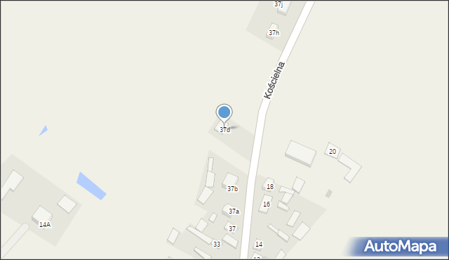 Świętajno, Kościelna, 41, mapa Świętajno