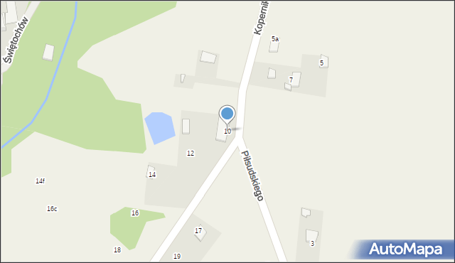 Świętochów, Kopernika Mikołaja, 10, mapa Świętochów