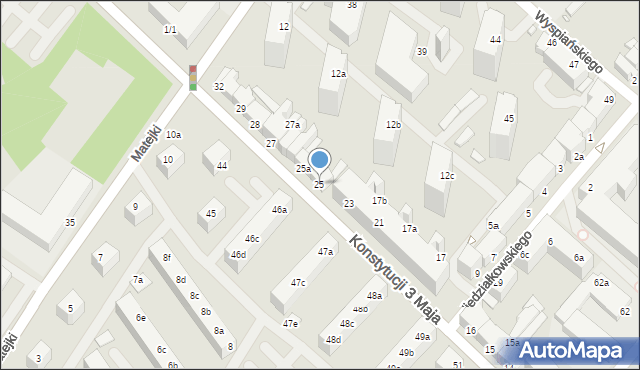 Świnoujście, Konstytucji 3 Maja, 25, mapa Świnoujście