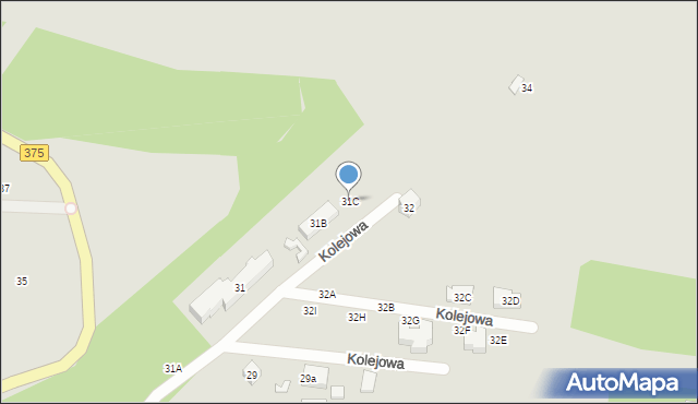 Szczawno-Zdrój, Kolejowa, 31C, mapa Szczawno-Zdrój